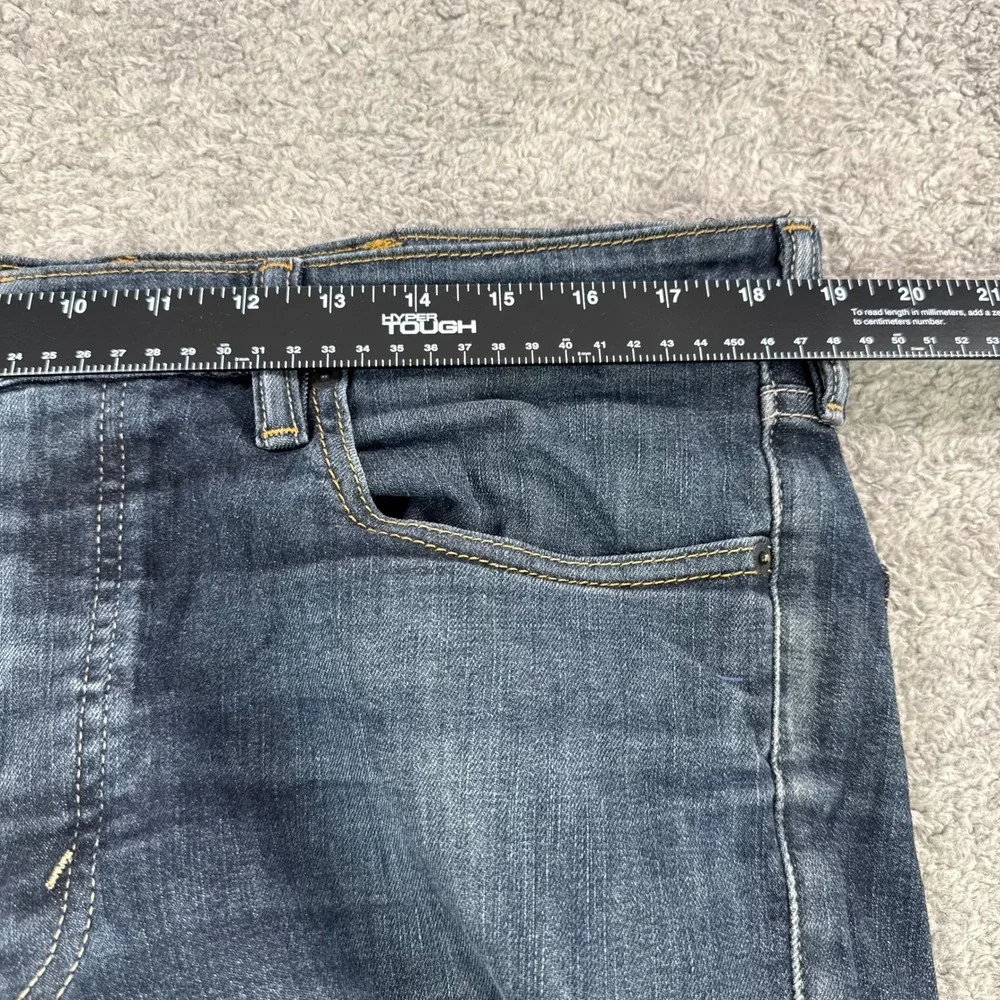Levis 511 Slim Fit Jeans Mens 38x32 Dark Wash Indigo Denim Button Fly 191110003